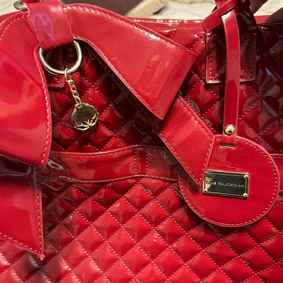 Big Buddha travel bag. Lightly used. Red - Picture 8 of 10